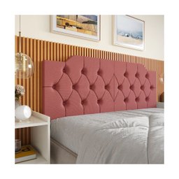 Cabeceira Capela Cama de Casal Queen 1.60 - Mg Magazine:rosa - 4