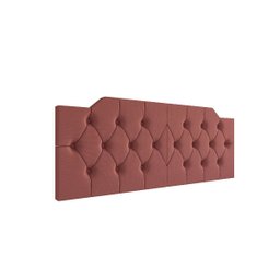 Cabeceira Capela Cama de Casal Queen 1.60 - Mg Magazine:rosa - 2