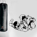 Ver imagem 1 de Adesivo de Parede Jiu Jitsu Triangulo-Especial 85x118cm