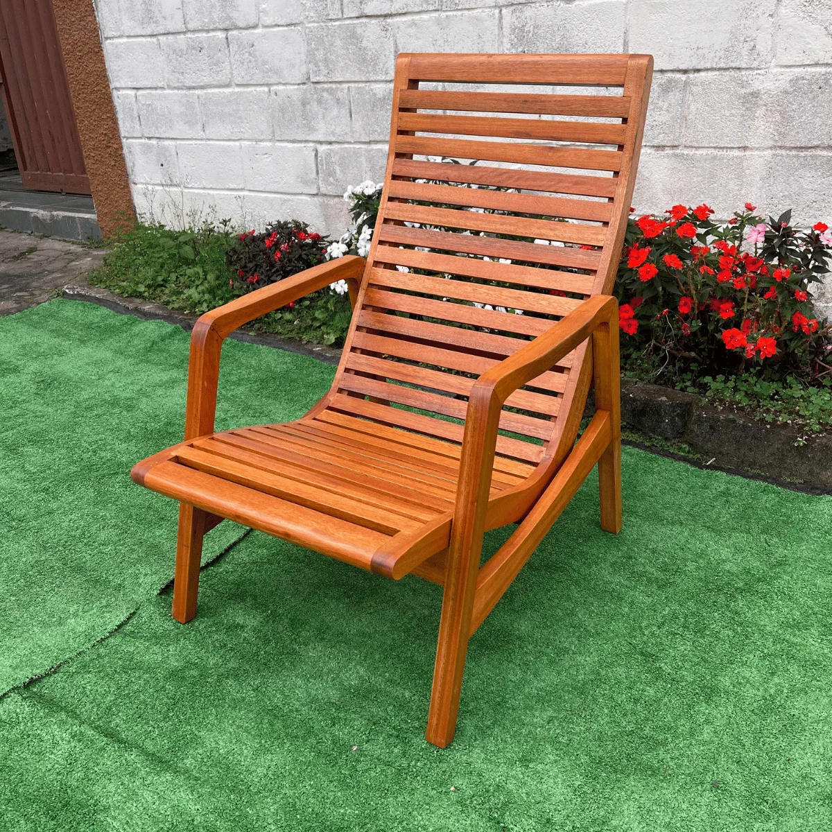 Poltrona Bahia Madeira de Demolição Sudeste Rústico - 4