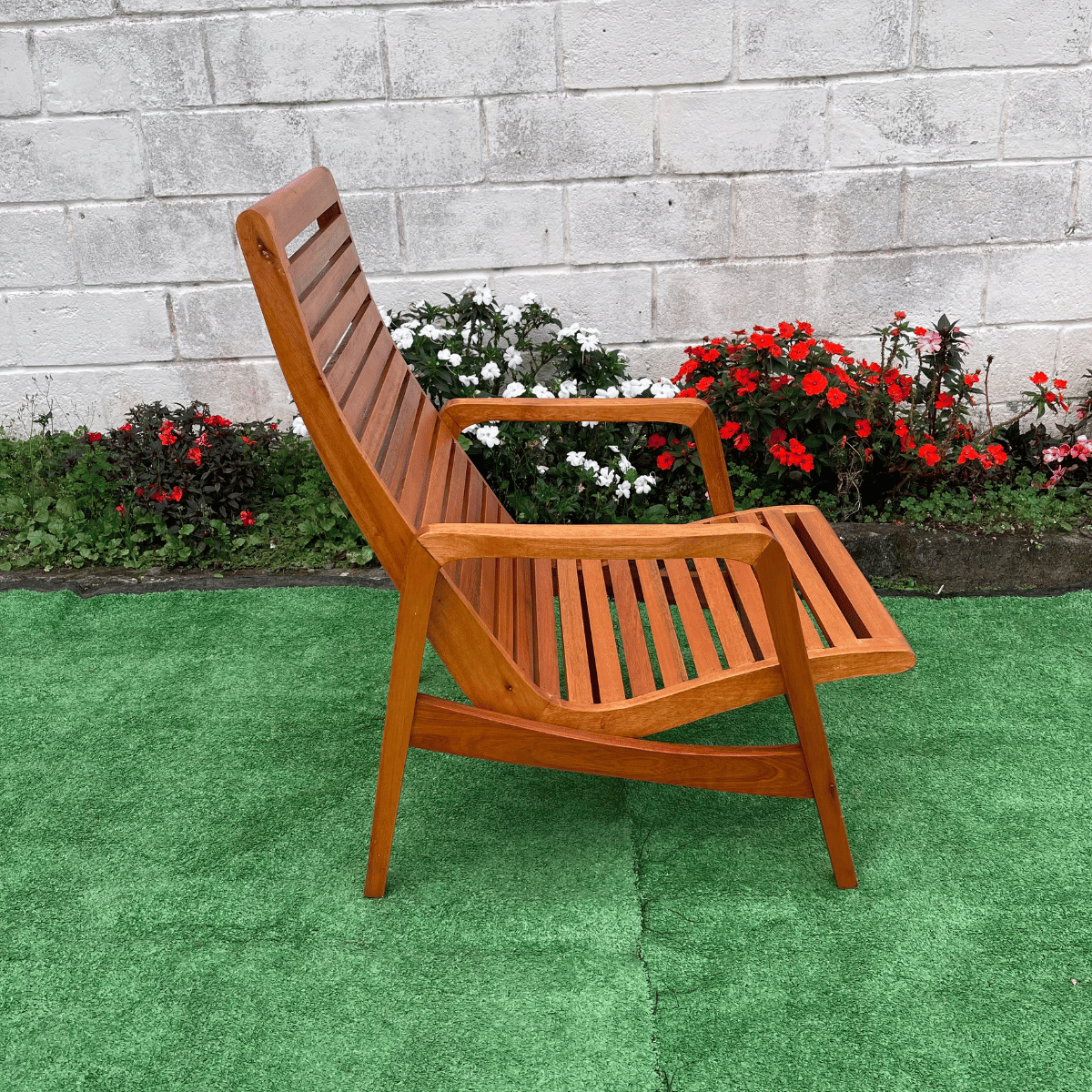 Poltrona Bahia Madeira de Demolição Sudeste Rústico - 7