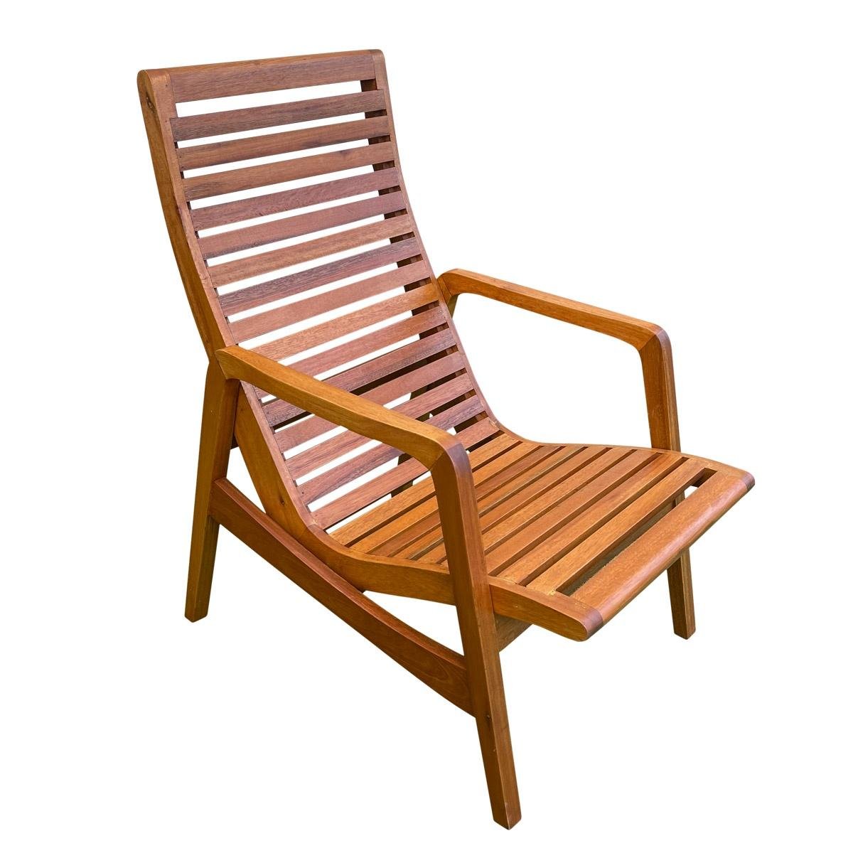 Ver imagem 1 de Poltrona Bahia Madeira de Demolição Sudeste Rústico