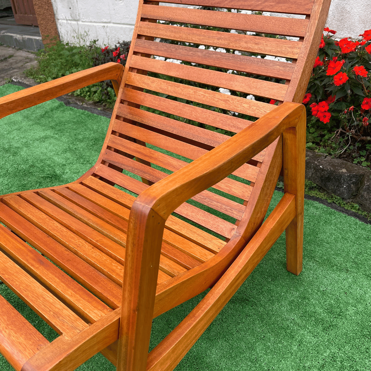 Poltrona Bahia Madeira de Demolição Sudeste Rústico - 10