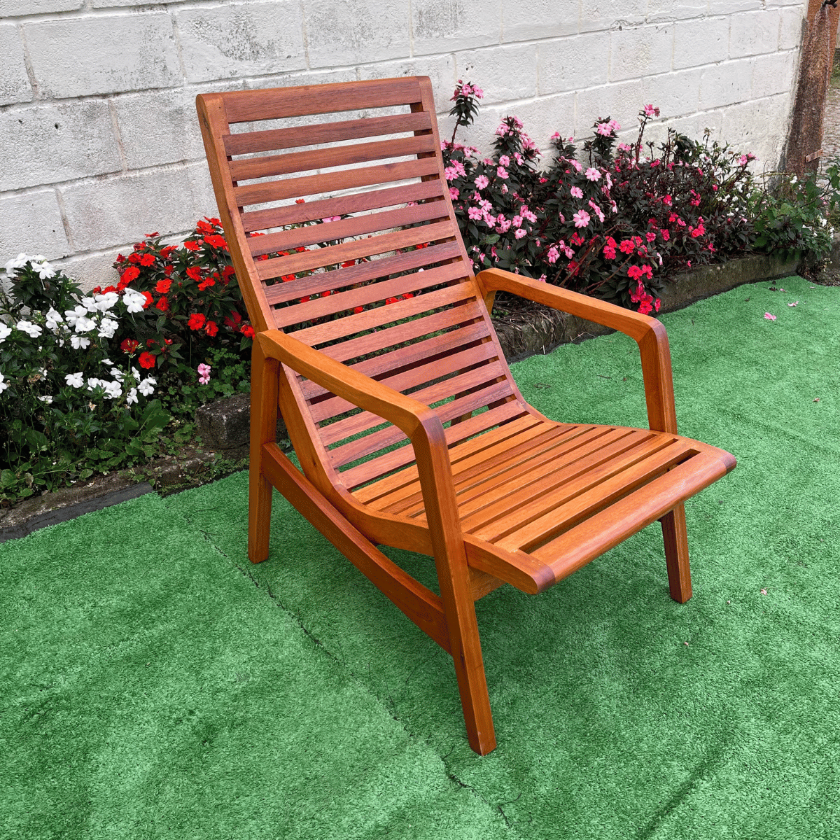 Ver imagem 6 de Poltrona Bahia Madeira de Demolição Sudeste Rústico