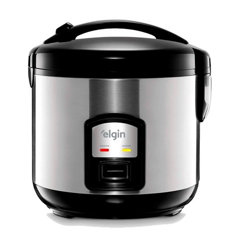 Panela de Arroz Elétrica Elgin 5 Xícaras 1 Litro Inox 220v