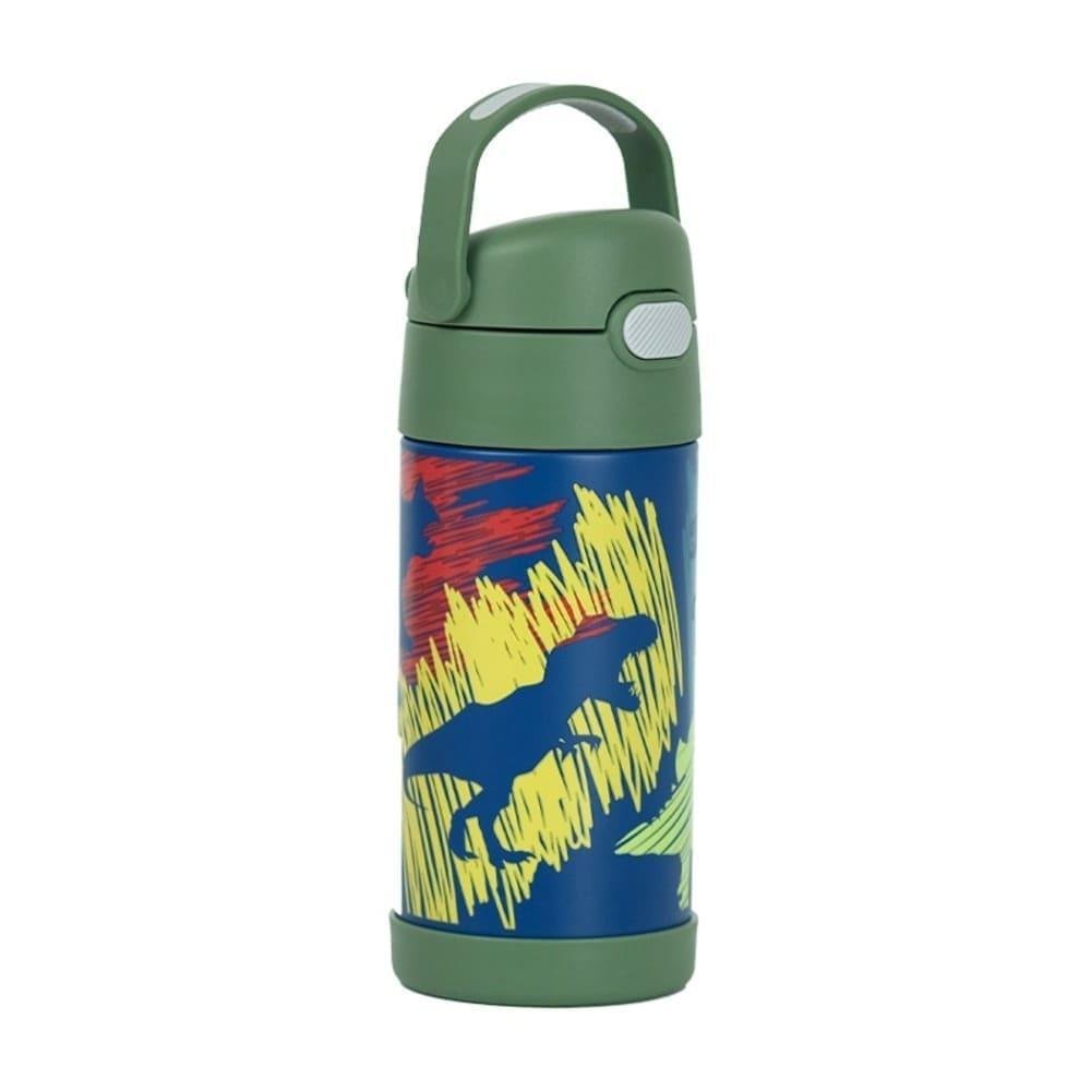 Garrafa Garrafinha Térmica Infantil Thermos 355ml Dinossauro - 4