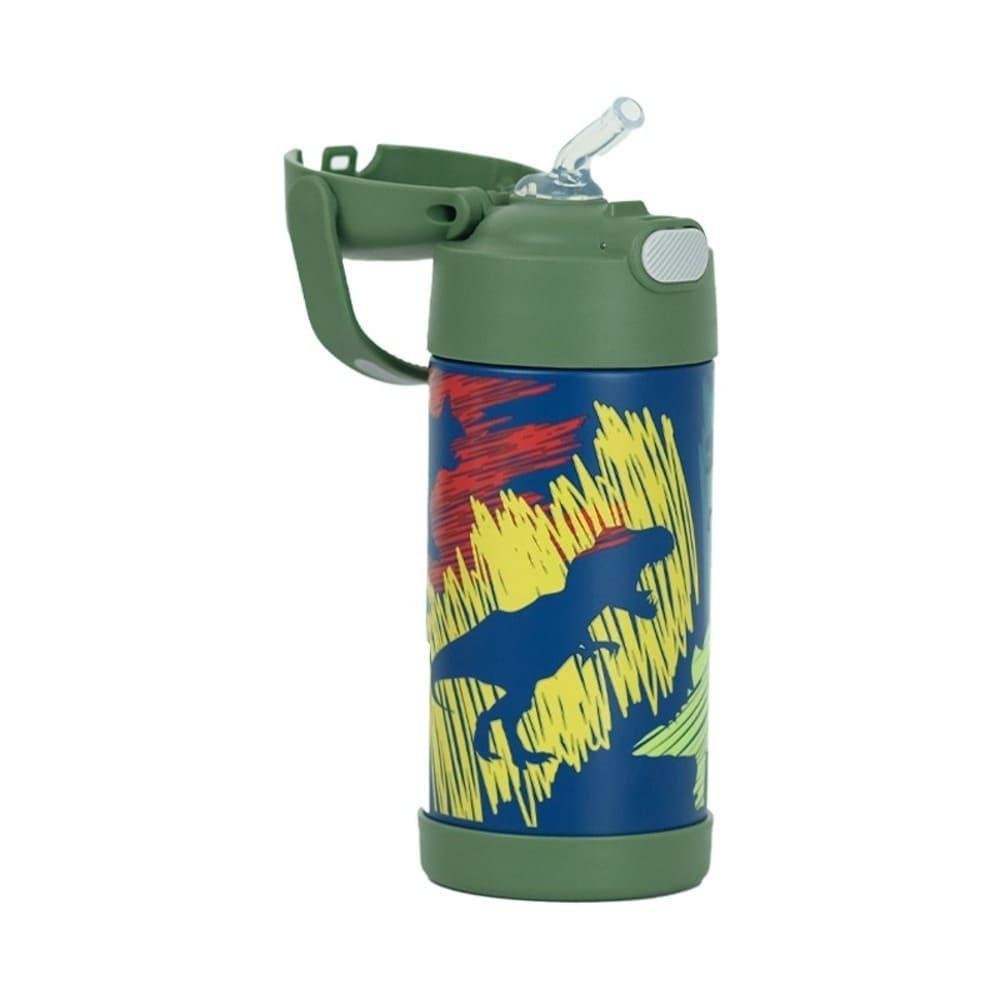 Garrafa Garrafinha Térmica Infantil Thermos 355ml Dinossauro - 6