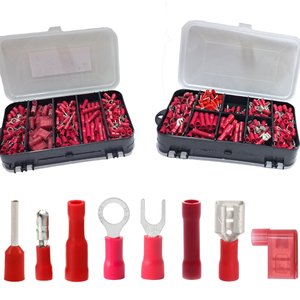 Kit Terminal Olhal Garfo Pino Bala Bandeira Luva 0,5 1,5mm