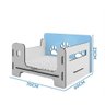 Cama Para Cachorro E Gato Azul Claro Patinha Shop JM - 4