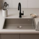 Ver mais imagens de Cuba Cozinha Gourmet Aço Inox 304 Escovado Completa 50x40 Prata Brinovar