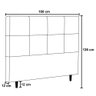 Cabeceira Roma para Cama Box Queen 160cm Corino - SSX Multicoisas - Branco - 3
