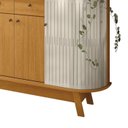 Ver imagem 3 de Buffet Aparador 4 Portas 183 Cm Monaco Cinamomo Off White Madetec