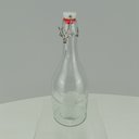 Ver imagem 2 de Garrafa de Vidro 500ml Transparente 26x9x9cm Água Suco Geladeira Bebidas Tampa