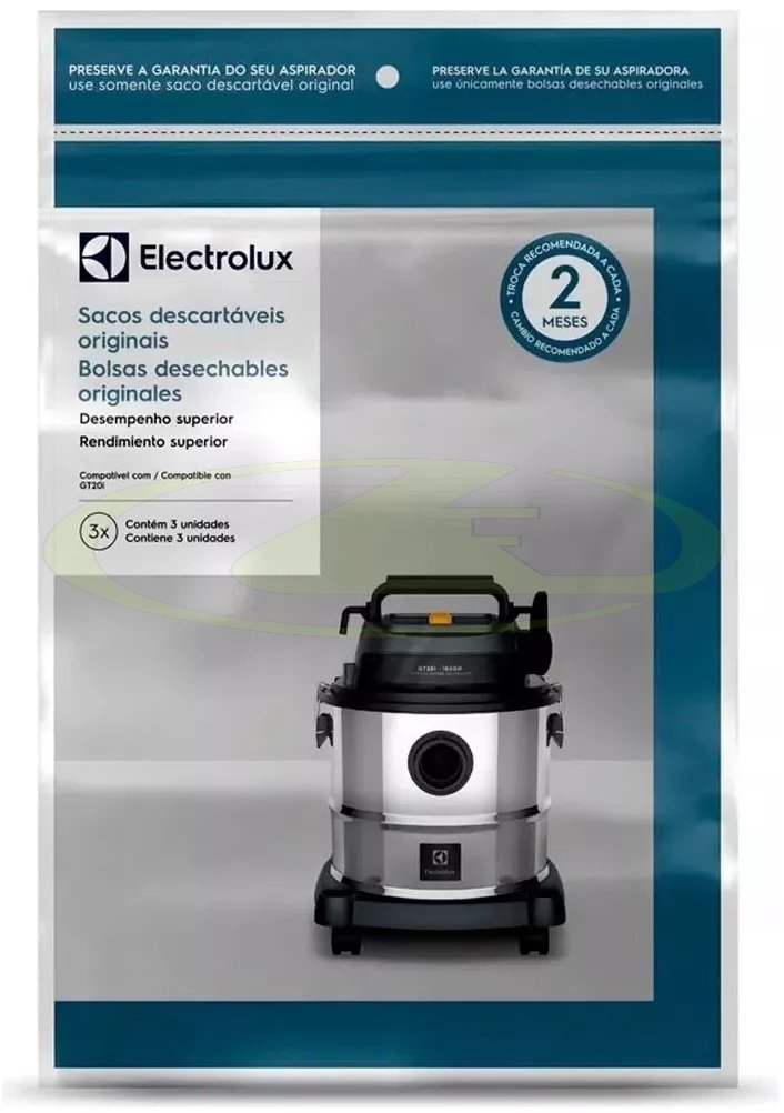 Kit com 9 Unidades Saco Csebi para Aspirador de Pó Gt20i Original Electrolux - 3