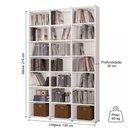 Ver imagem 2 de Estante Organizadora para Quarto Sala e Escritório Montenegro Brienza Movelaria