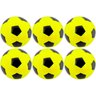 Kit 06x Bola de Vinil Pingo Dente de Leite Futebol - Amarelo - 2