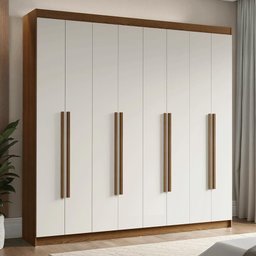 Guarda-Roupa Casal 8 Portas Batentes Venus Madesa - 2