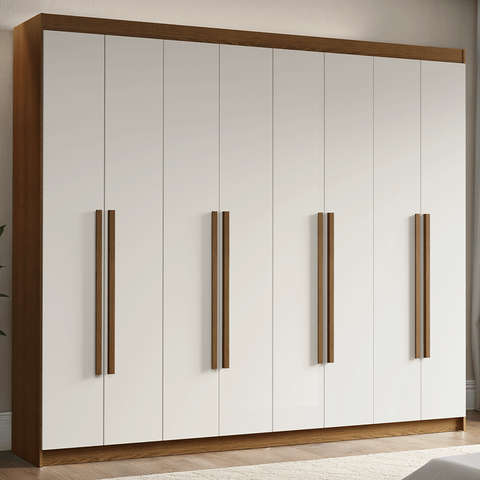 Guarda-roupa Casal 8 Portas Batentes Venus Madesa