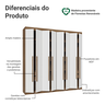 Guarda-roupa Casal 8 Portas Batentes Venus Madesa - 5