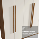 Ver imagem 7 de Guarda-roupa Casal 8 Portas Batentes Venus Madesa