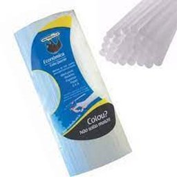 Refil Bastão Cola Quente Fino Transparente 500 Gramas 7mm Pacote Pistola Artesanato Silicone Tecido  - 5