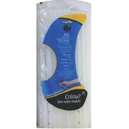 Refil Bastão Cola Quente Fino Transparente 500 Gramas 7mm Pacote Pistola Artesanato Silicone Tecido  - 6