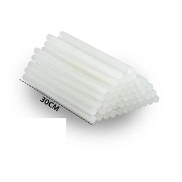 Refil Bastão Cola Quente Fino Transparente 500 Gramas 7mm Pacote Pistola Artesanato Silicone Tecido  - 3