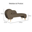 Ver imagem 5 de Divã Recamier Melissa Linho Lado Direito
