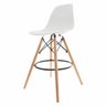 Kit 04 Banquetas Altas Eames Charles Eiffel - Branco Branco - 4
