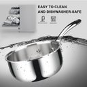 Ver imagem 6 de Duxtop Panela Inox Tri-ply com Tampa 3l, Compatível com Indução