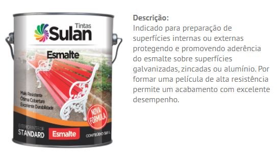 Fundo Galvite Branco Fosco – Galão 3,6Lt - BASE SOLVENTE - 2