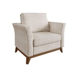 Sofá Vinkel 3 e 1 Lugares Bege/Branco Casa de Pedra - 4