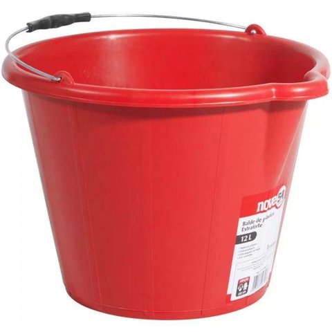 Balde Plástico Extra-reforçado Vermelho 12 Litros - 33.15.400.121 - Nove 54 Nove54