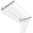 Ver imagem 1 de Varal Parede Individual 8 Varetas Branco Apartamento 120cm