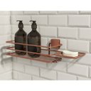 Ver imagem 1 de Porta Shampoo com Saboneteira - Linha Premium Decotec Cobre