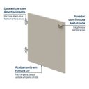 Ver imagem 7 de Armário de Canto Suspenso 40cm Módulo Frame CabeCasa MadeiraOriginals Bege/Acácia/Arenas