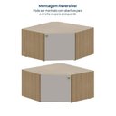 Ver mais imagens de Armário de Canto Suspenso 40cm Módulo Frame CabeCasa MadeiraOriginals Bege/Acácia/Arenas