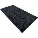Ver imagem 2 de Tapete de couro marrom preto natural 1,50x3,00 c/b pç 10x10