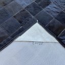 Ver imagem 3 de Tapete de couro marrom preto natural 1,50x3,00 c/b pç 10x10
