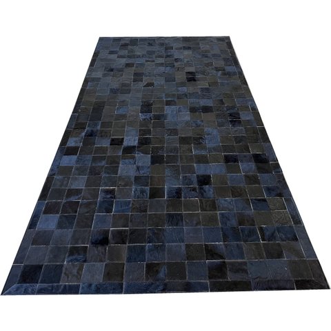Tapete de couro marrom preto natural 1,50x3,00 c/b pç 10x10