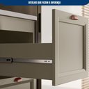 Ver imagem 6 de Cozinha Modulada Olivia 5 Peças com Aéreo de 120cm com Vidro Reflex Poliman Móveis