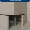 Ver imagem 7 de Cozinha Modulada Olivia 5 Peças com Aéreo de 120cm com Vidro Reflex Poliman Móveis