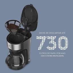 Cafeteira Elétrica Electrolux Inox 30 Xícaras Efficient - 220v - 5