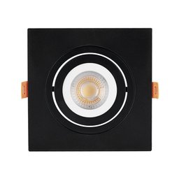 Spot de Embutir Quadrado Preto para Lâmpada Par20 - 5 Spot de Embutir Quadrado Preto para Lâmpada Par20 - 5