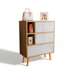 Sapateira 03 Gavetas Classic Off White Jm3 - 2