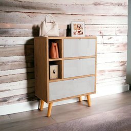 Sapateira 03 Gavetas Classic Off White Jm3 - 1
