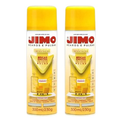 Kit 2 Jimo Anti Pulgas e Ácaros 300ml
