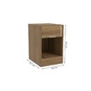 Ver imagem 3 de Mesa de Cabeceira 36cm Linha Modulado Adapt N529 Kappesberg - Nogueira