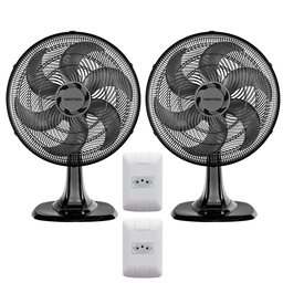 Ventilador Mesa Preto Turbo 40cm 6p Econômico Ventisol 80w:127v - 2 Ventilador Mesa Preto Turbo 40cm 6p Econômico Ventisol 80w:127v - 2