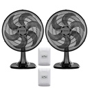Ver imagem 1 de Ventilador Mesa Preto Turbo 40cm 6p Econômico Ventisol 80w:127v